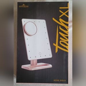 Impressions Rose Gold Light-up Mirror